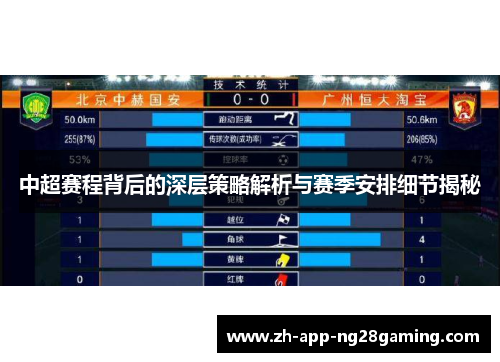中超赛程背后的深层策略解析与赛季安排细节揭秘
