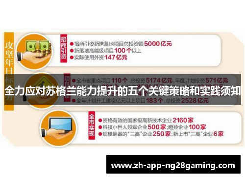 全力应对苏格兰能力提升的五个关键策略和实践须知