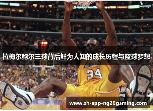 拉梅尔鲍尔三球背后鲜为人知的成长历程与篮球梦想
